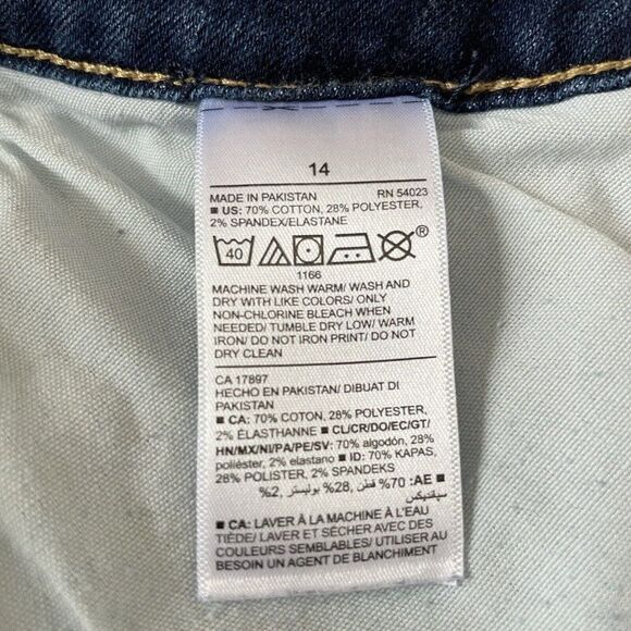 Womens Old Navy Rockstar Jeans Super Skinny High Rise Sz 14 Dark Wash Slim Pocke - Picture 9 of 9